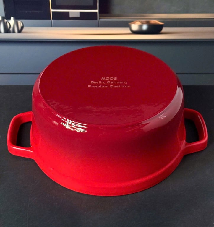 NỒI GANG MOOS ĐỨC 24CM – NÚM VÀNG LIMITED