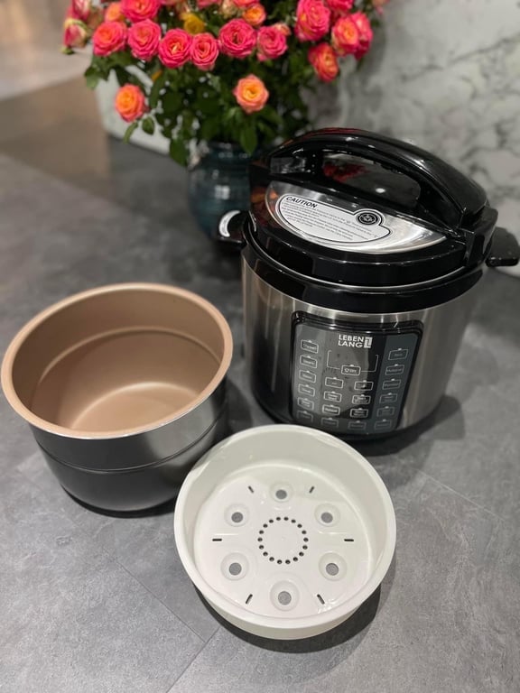Nồi áp suất điện Lebenlang LBEE0908-EC 14in1 - Thương hiệu Lebenlang Đức