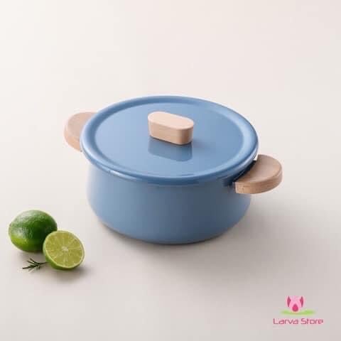 Nồi phủ men sứ suit mellow Locknlock csu2202 -  20cm đáy từ.