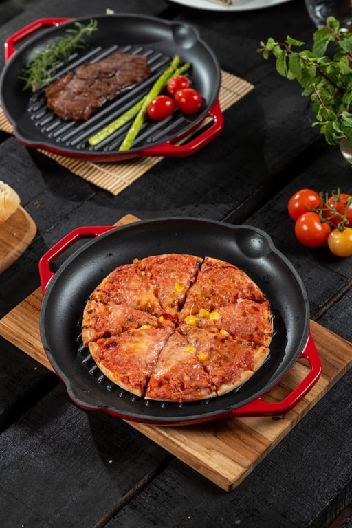 Vỉ nướng gang cao cấp Oceno 26cm