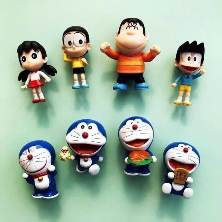 Set 8 tượng doreamon