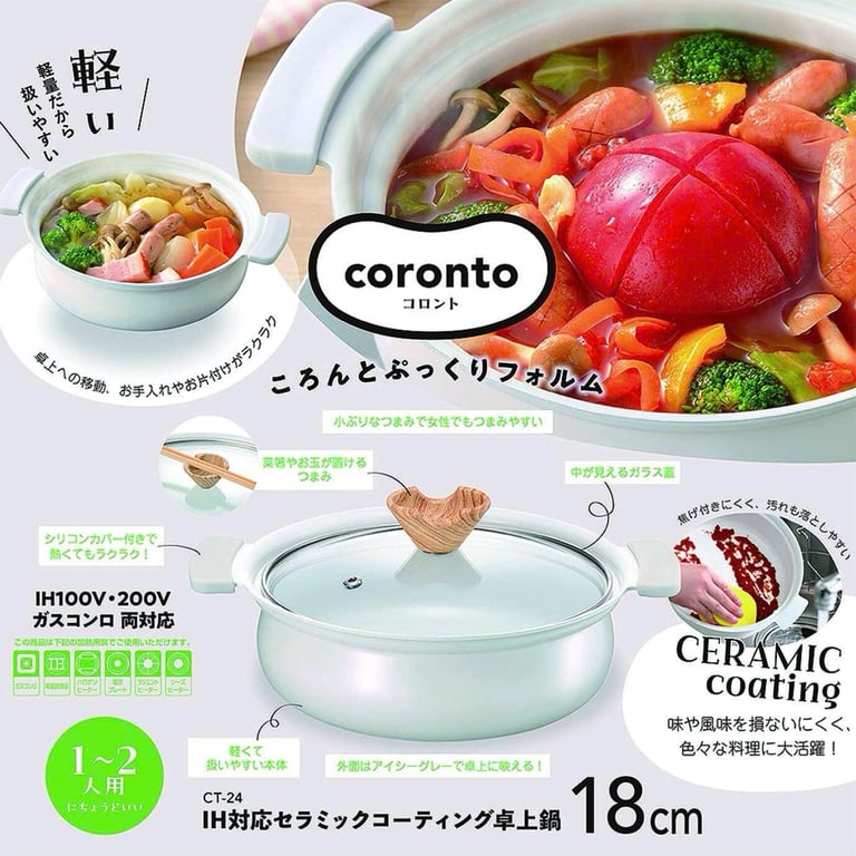 Nồi siêu nhẹ đúc tay Kakusee Nhật Bản sz 24cm