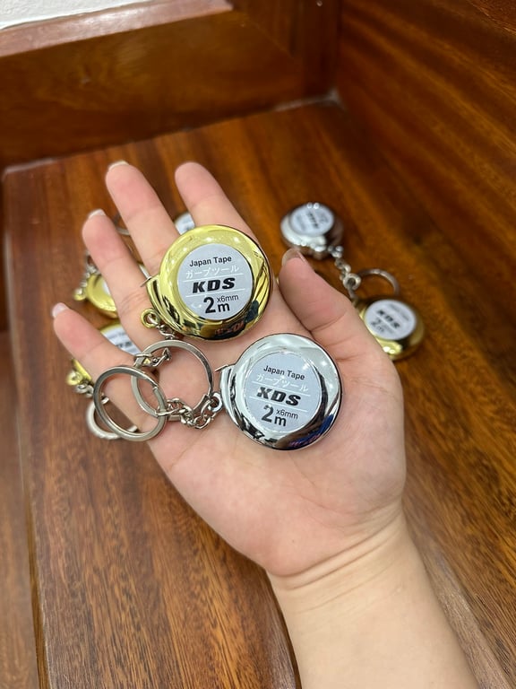 Set 2 móc khoá thước dây mini hàng Nhật