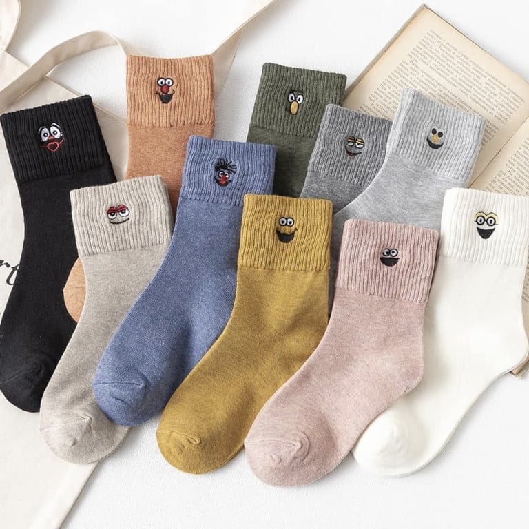 set 5 đôi tất nữ cotton