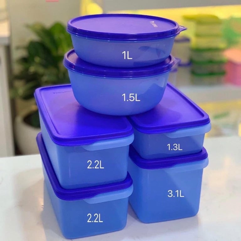 Bộ Trữ Mát Tupperware Modern Fridge Set 8