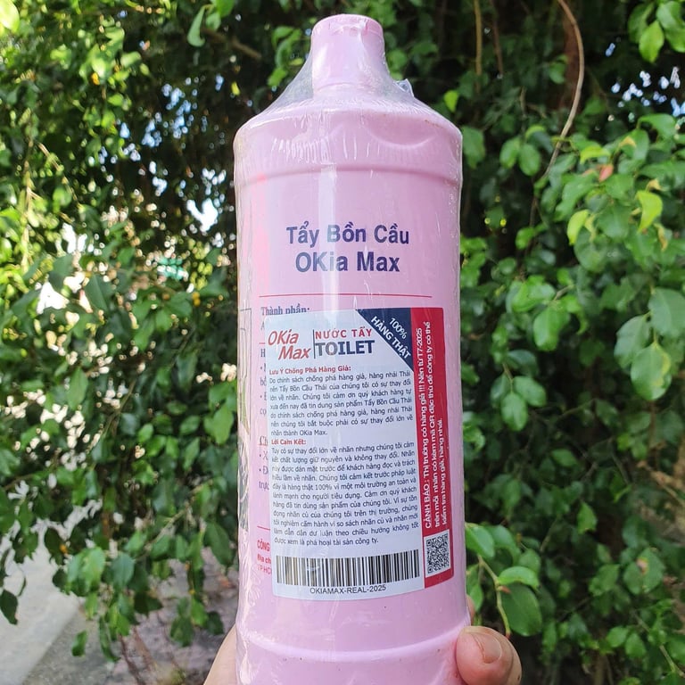 Tẩy Cầu Hồng Okia 1L