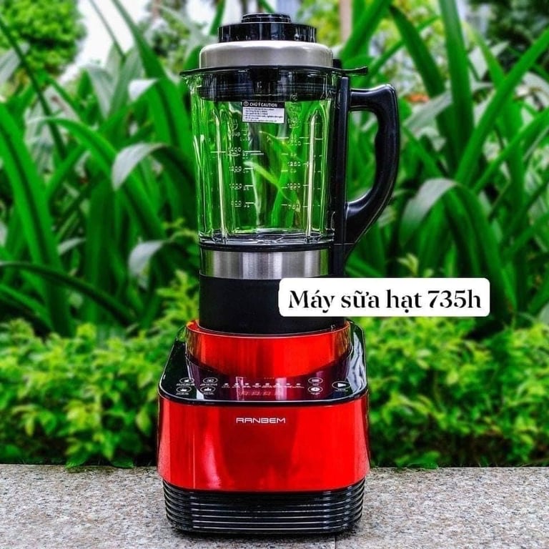 MÁY LÀM SỮA HẠT, MÁY XAY NẤU ĐA NĂNG RANBEM 735H - MODEL 2019