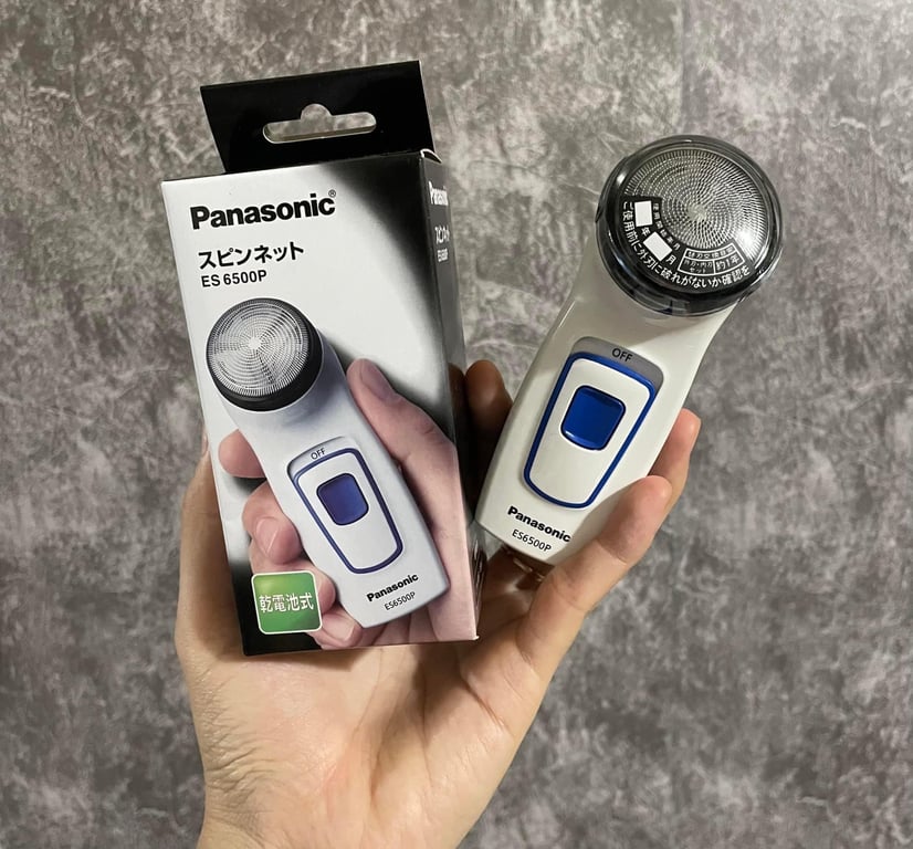 MÁY CẠO RÂU PANASONIC ES6500 - SAC PIN AA