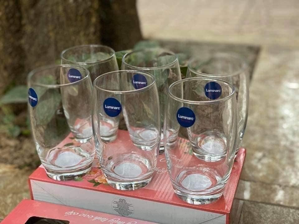 Bộ 6 ly làm từ thủy tinh cao cấp luminarc 350ml