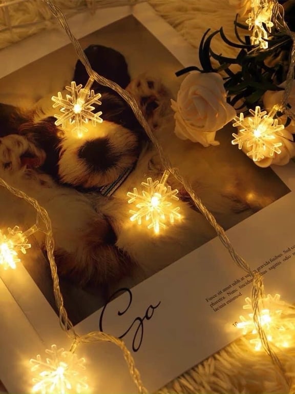 Đèn Trang Trí Hình Bông Hoa Tuyết