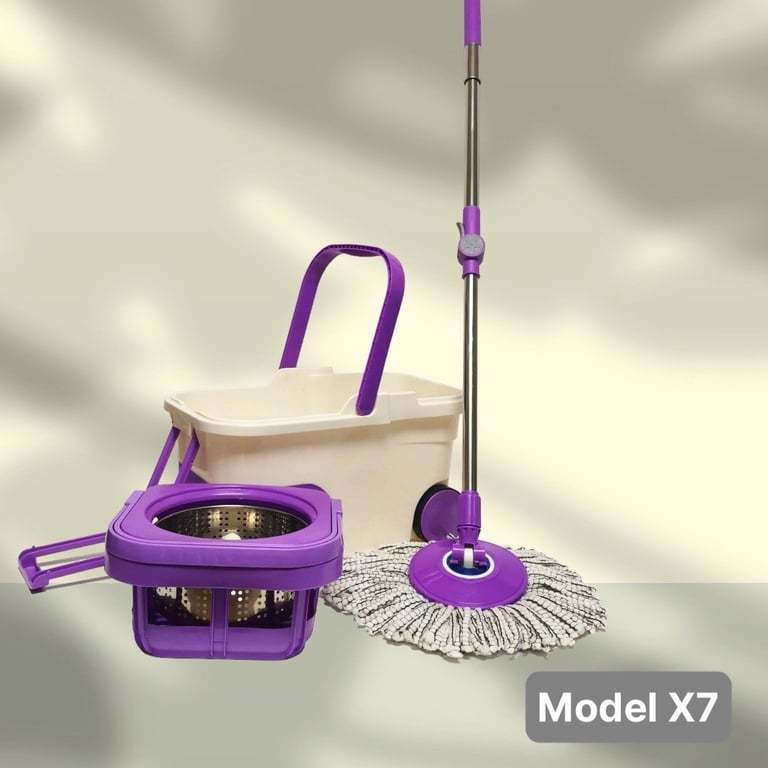 Bộ lau nhà 360 Spin mop model uX7  Thái Lan