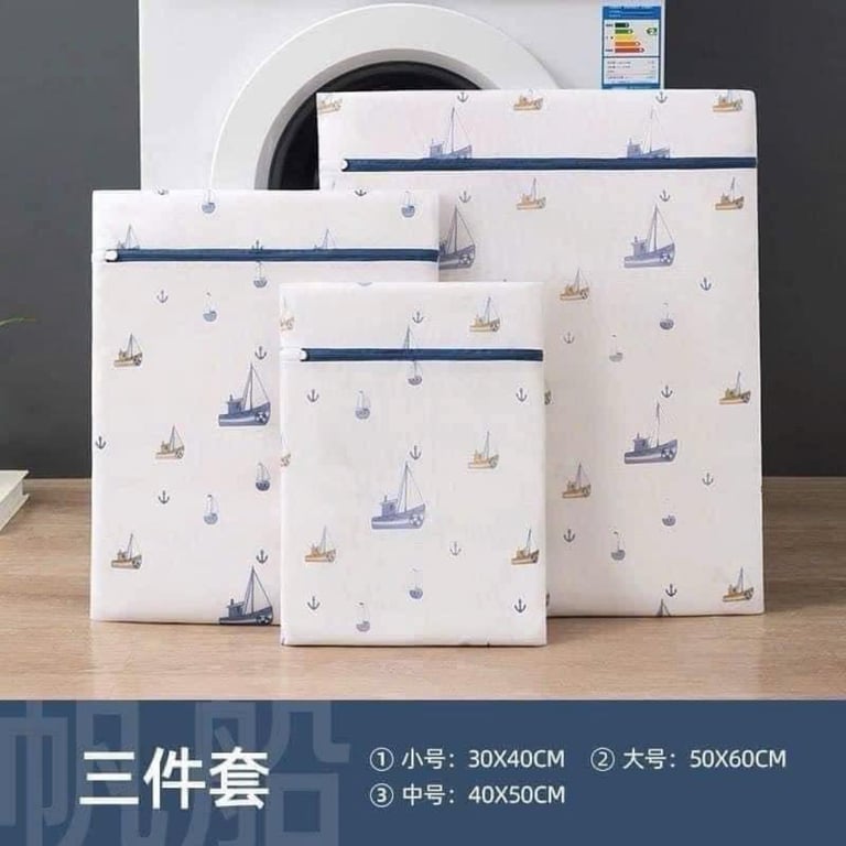 SET TÚI LƯỚI GIẶT ĐỒ 5 MÓN 3 LỚP CAO CẤP MẪU MỚI NHẤT