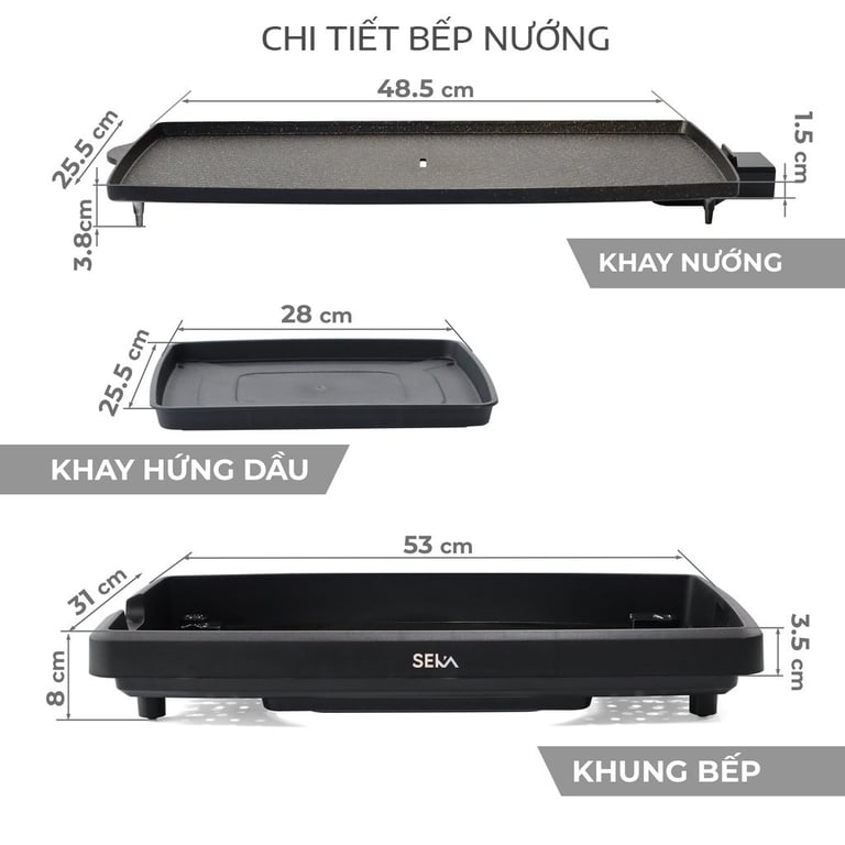 Bếp nướng điện không khói SK540