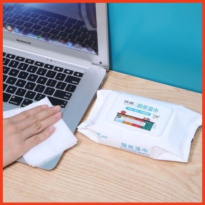 Set 5 gói giấy lau bếp Kitchen Wipe - Lau dầu mỡ SIÊU TỐC