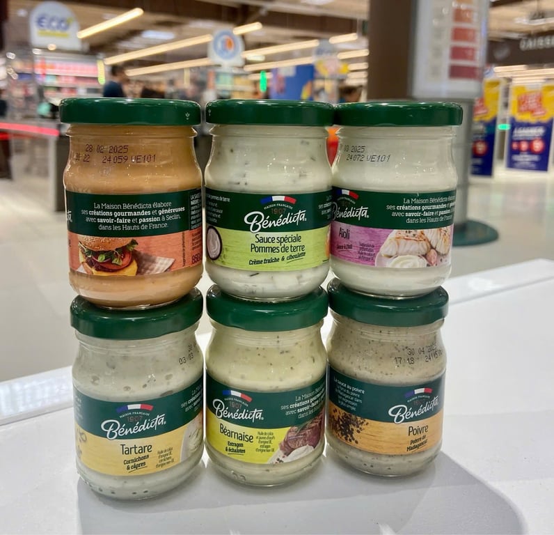 SET XỐT BENEDICTA 6 VỊ