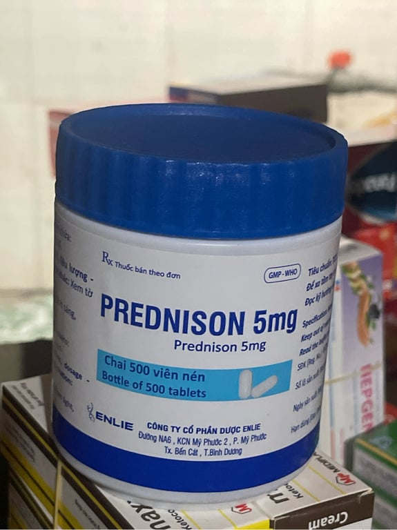 Prednisolon 5mg lọ 500v bình dương