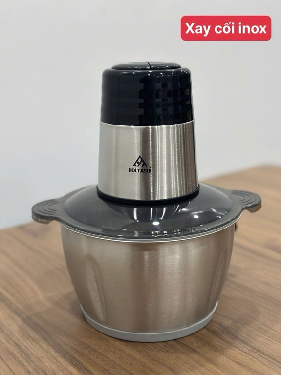 MÁY XAY THỊT ĐA NĂNG HOLTAHSHI – CỐI THỦY TINH VÀ INOX 2.0L