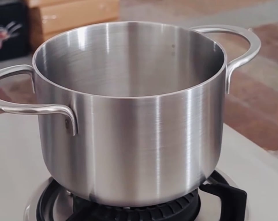 KG64 - Nồi om cá 5 lớp kẹp đồng Kingnem 16cm