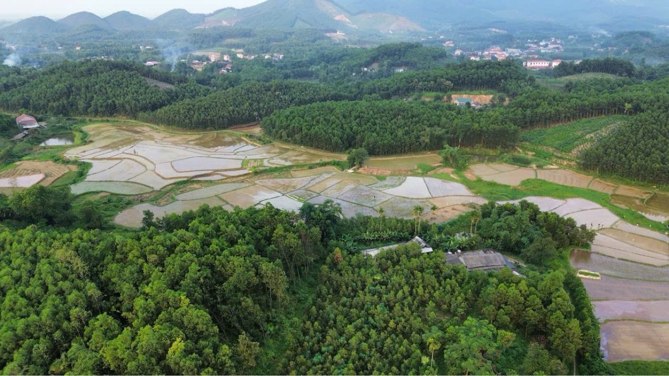 Cả nhà và đất và Ao cá diện tích 2.730m2. Thổ cư 300m2. Vườn 2.430m2 tại Yên Lập, Phú Thọ