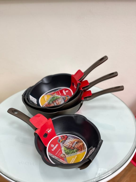 CHẢO CHỐNG DÍNH ĐÁY TỪ KALPEN LIPPER size: 20cm, 24cm, 26cm, 28cm