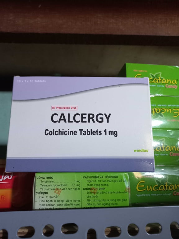Colchicin ấn 1mg h/10v