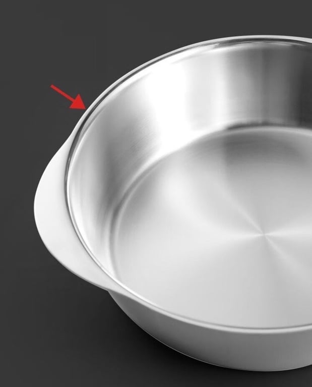 Nồi đáy từ thành thấp kiêm tô trộn inox