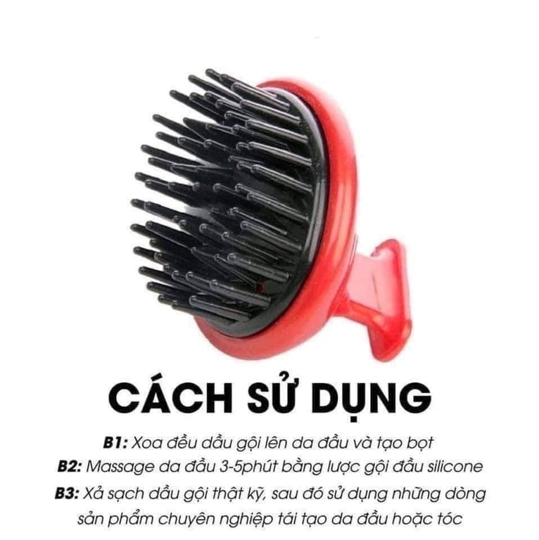 LƯỢC GỘI - MASSAGE DA ĐẦU TSUBAKI BRUSH
