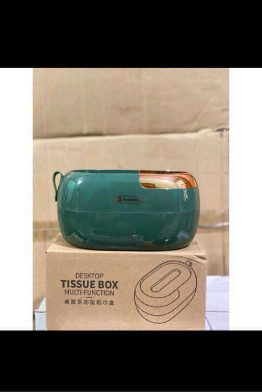 Hộp đựng giấy ăn lò xo để bàn sang trọng Nrbasket