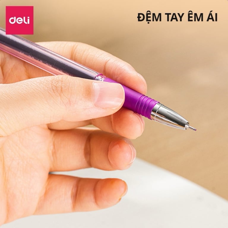BÚT GEL DELI NGÒI 0.5MM tăng X3 MỰC ❤️