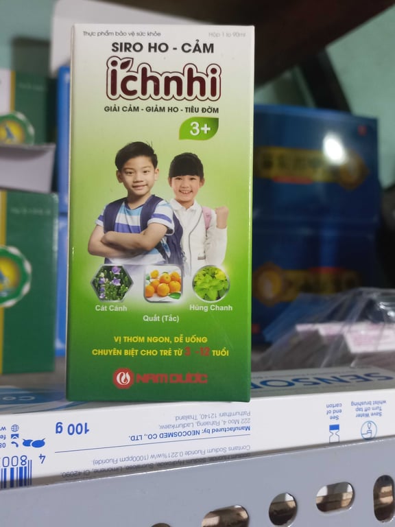 ích nhi 3+  NAM DƯỢC chai /90ml siro