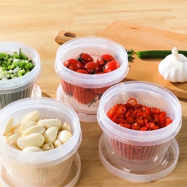 Hộp nhựa đựng thực phẩm hai lớp tiện ích Nakaya Nhật Bản