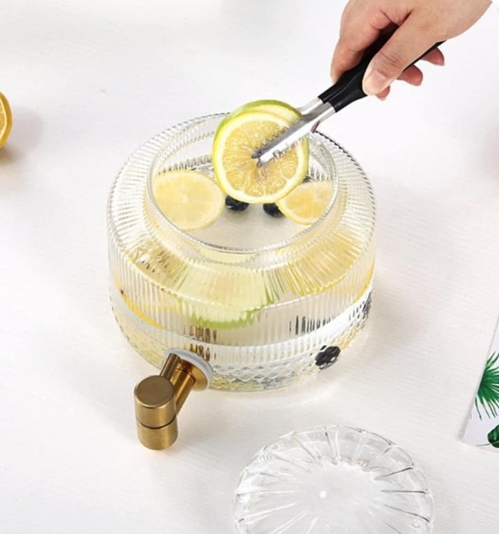 Bình_nước_thuỷ_tinh_sọc_chịu_nhiệt cao cấp 2.4L