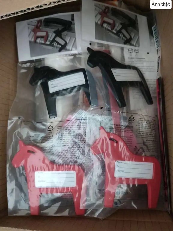 COMBO 2 CHIẾC TAG ĐÁNH DẤU VALI BALO HÄSTHAGE - HÀNG IKEA