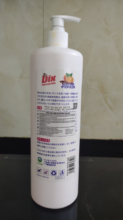 NƯỚC RỬA BÁT DIX chai lớn 900ml
