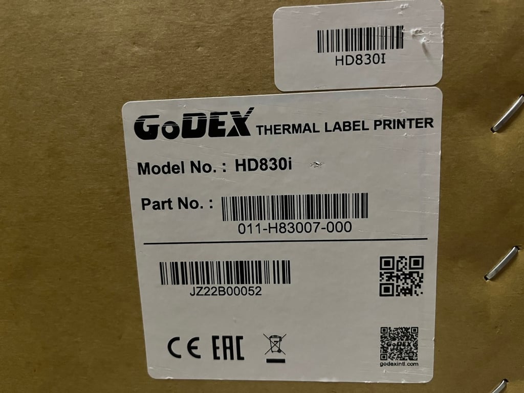 Máy In Tem Nhãn Mã Vạch Model Godex HD830i-300DPI