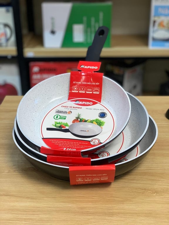 Chảo men gốm Rapido size 24-26-28-30cm