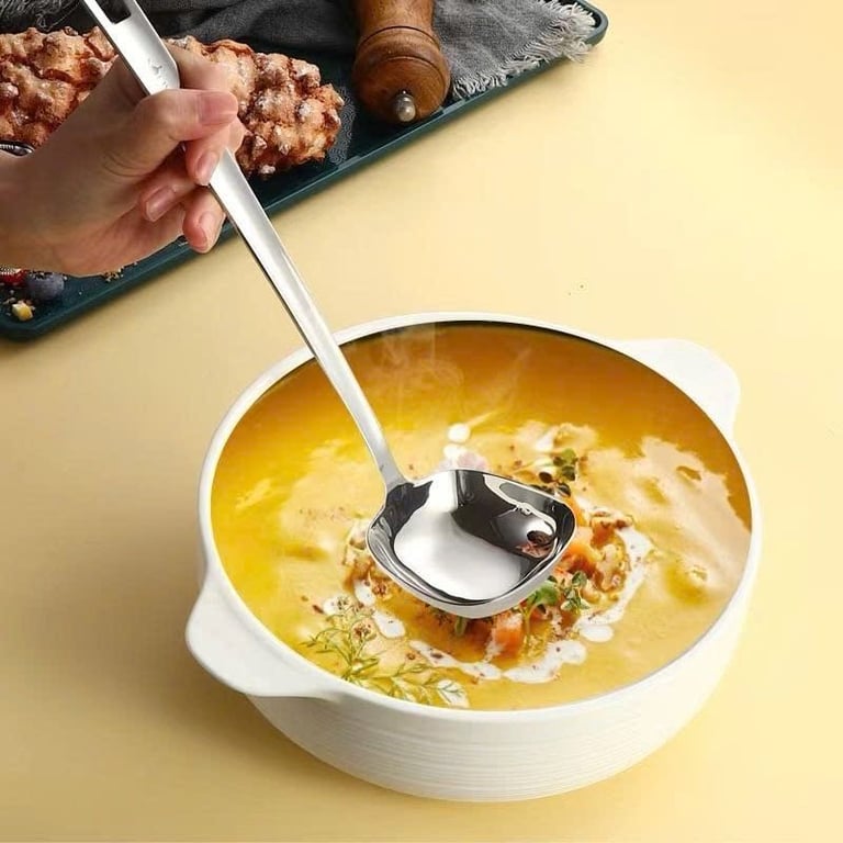 Muôi canh/lẩu dáng vuông inox18/10 OYATTON