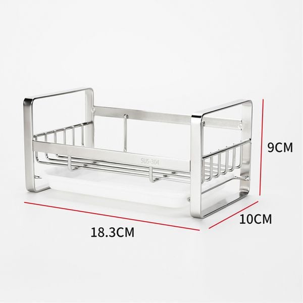 KỆ ĐỰNG ĐỒ RỬA CHÉN DÁN TƯỜNG GI-HOME KT24