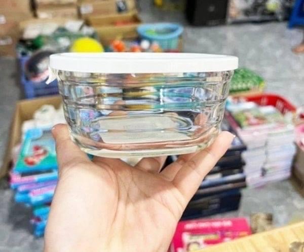 set 5 hộp thuỷ tinh kiêm khay nướng Lock&Lock 540ml