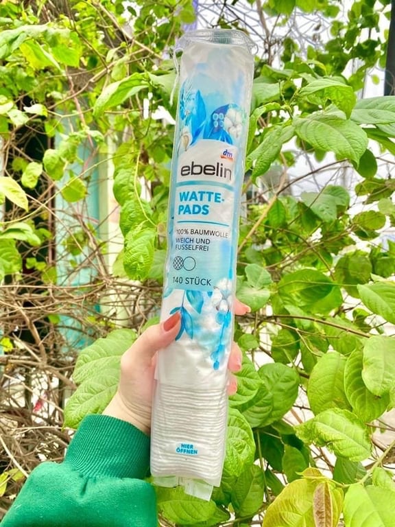 bông tẩy trang Ebeline gói 140 miếng