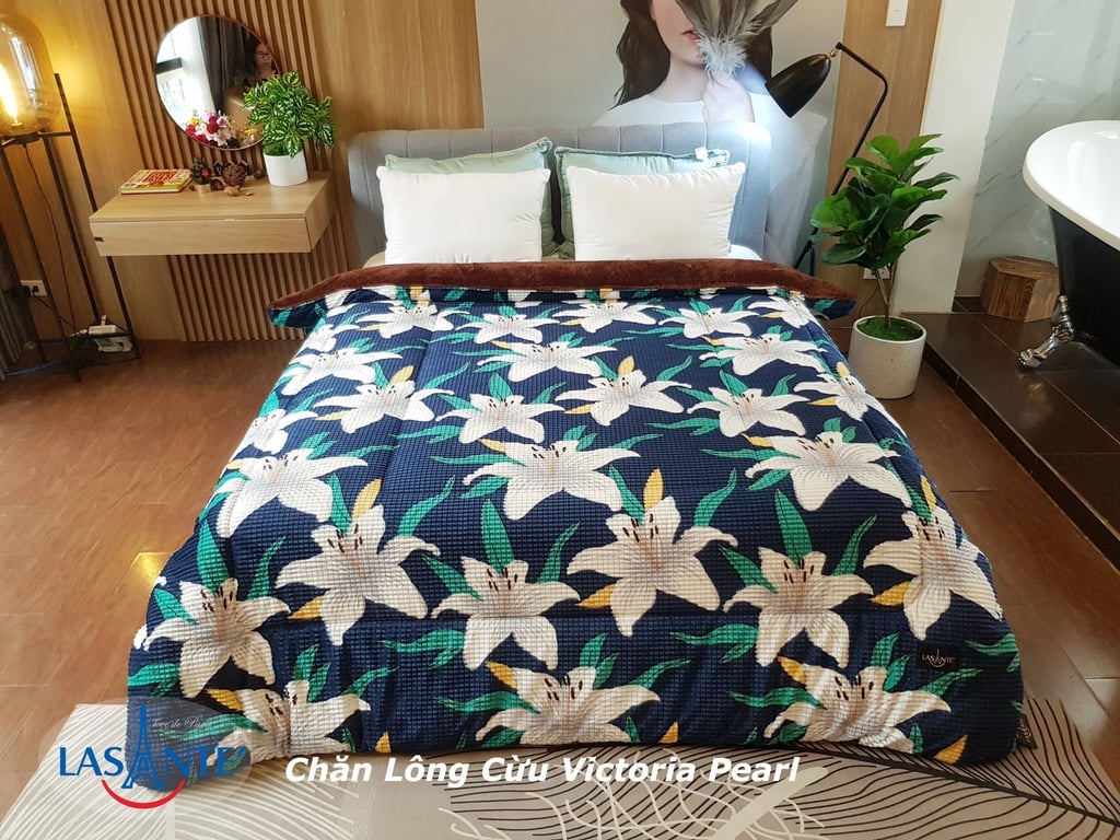 CHĂN LÔNG CỪU Victoria Pearl