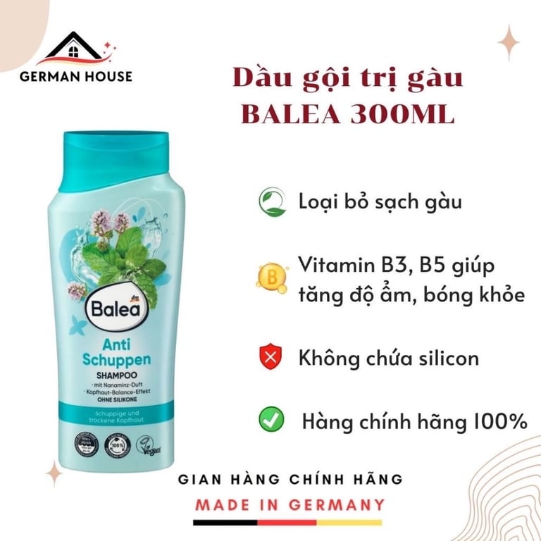Dầu gội balea nội địa Đức 300ml