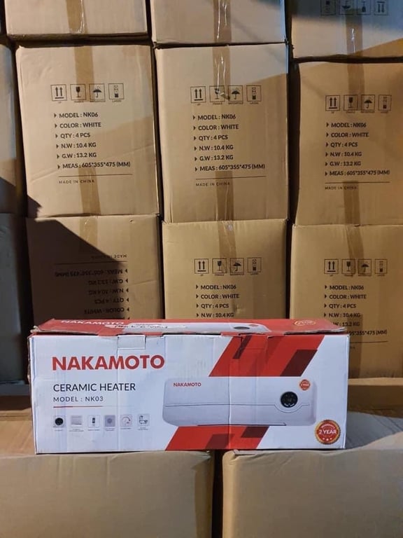 Máy sưởi gốm Nakamoto NK03 có điều khiển-