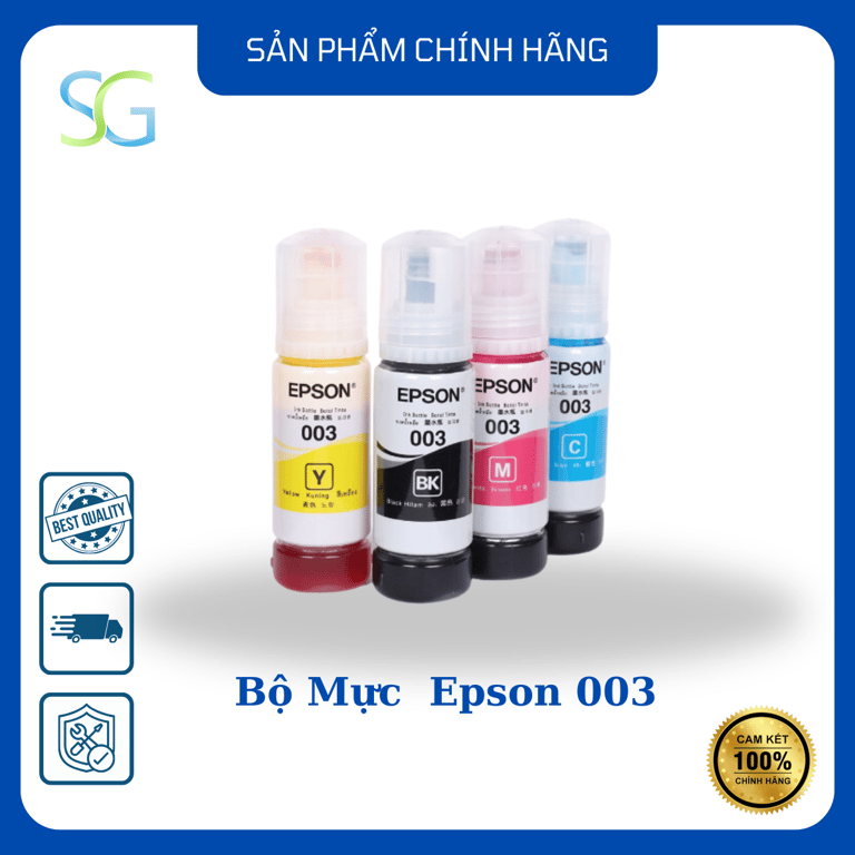 Bộ Mực In Epson 003 Bóc Máy Mới