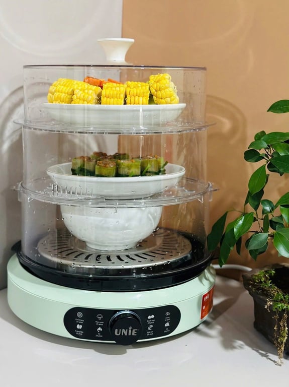 NỒI HẤP 3 TẦNG UE680 15L