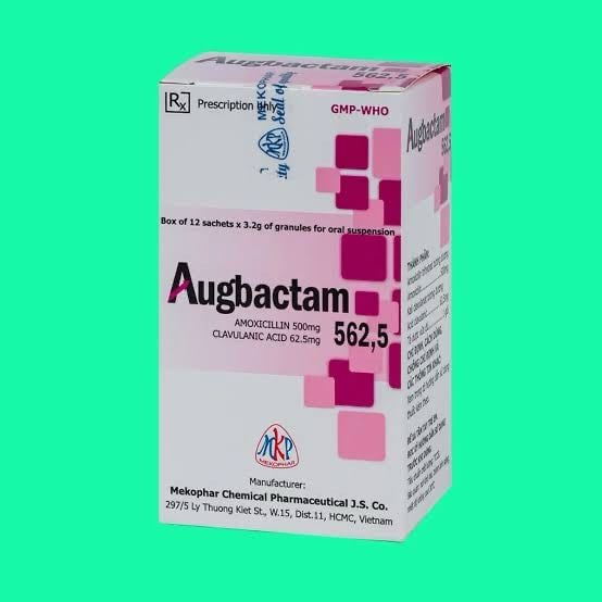 Augbactam 562,5 gói h/12 gói