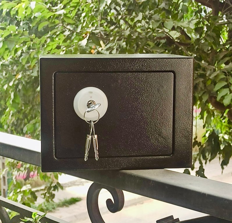 💰💰🗝️ Két sắt mini 23x17x17cm