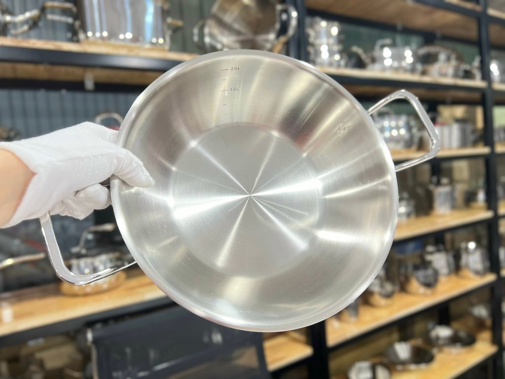 CKM636 - CHẢO XÀO SÂU LÒNG HAI QUAI CHOCKMEN 26CM