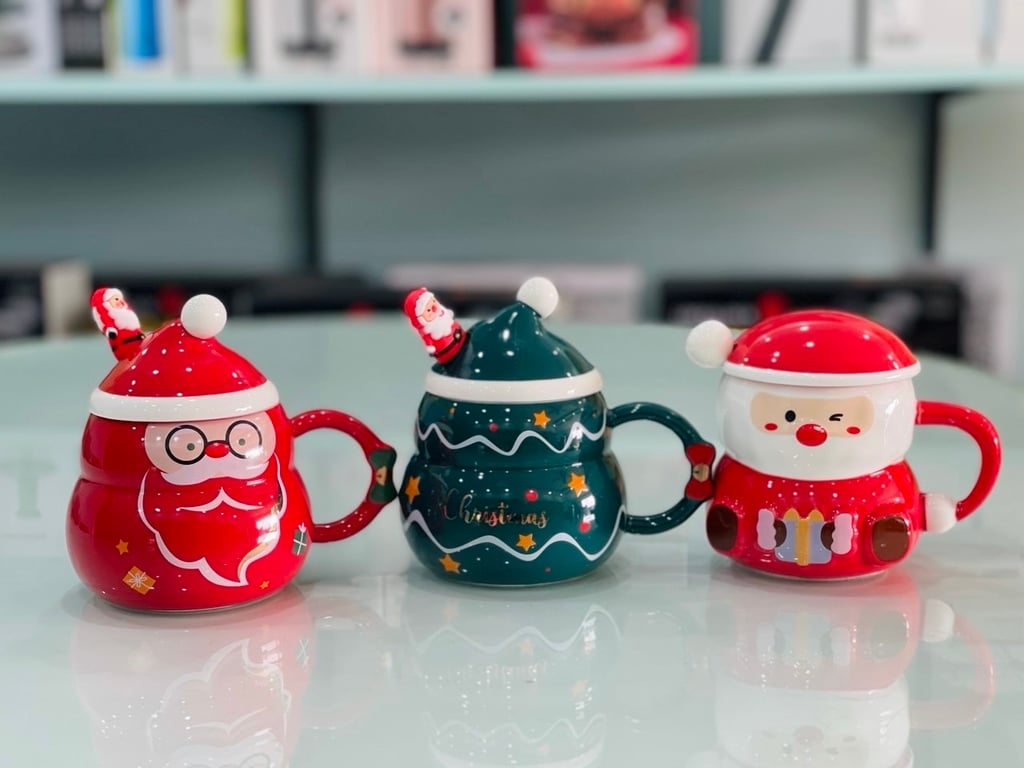 Cốc sứ noel 480ml xinh xỉu