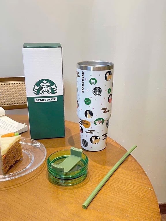 Cốc giữ nhiệt starbucks 900ml